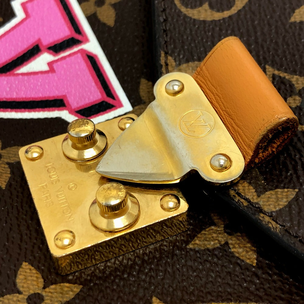 LOUIS VUITTON Handbag M43991 Monogram canvas Brown Pochette Metis MM Women Used Authentic