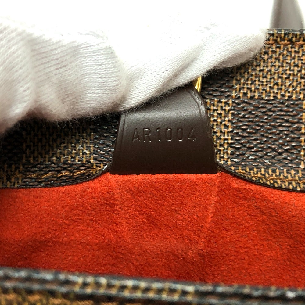 LOUIS VUITTON Tote Bag N51123 Damier canvas Brown Parioli Women Used Authentic