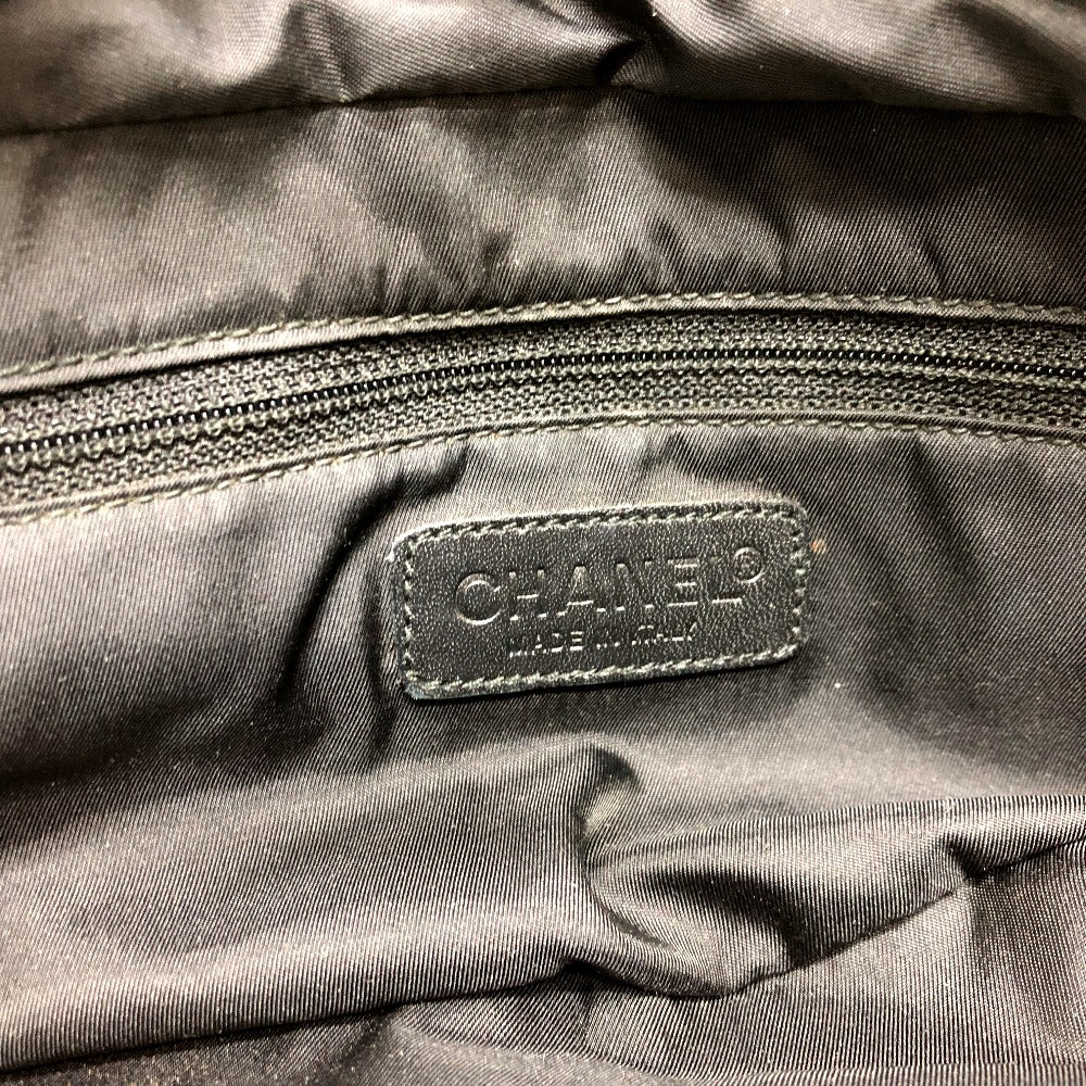 CHANEL Boston Duffel bag A15828 Leather / nylon black New travel line