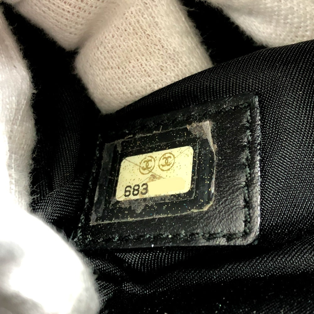 CHANEL Boston Duffel bag A15828 Leather / nylon black New travel line