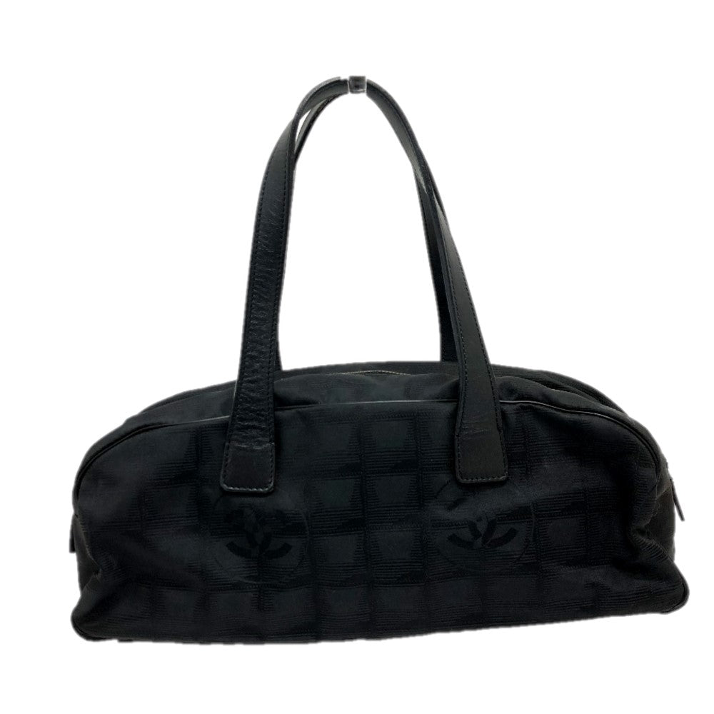 CHANEL Boston Duffel bag A15828 Leather / nylon black New travel line