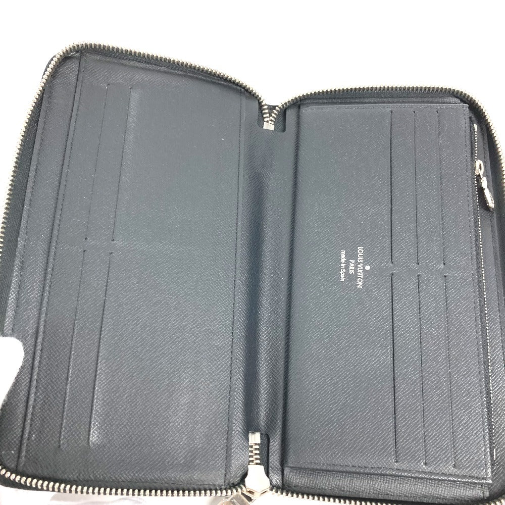 LOUIS VUITTON Long Wallet Purse M62643 Epi Leather black Epi Zippy Organizer NM
