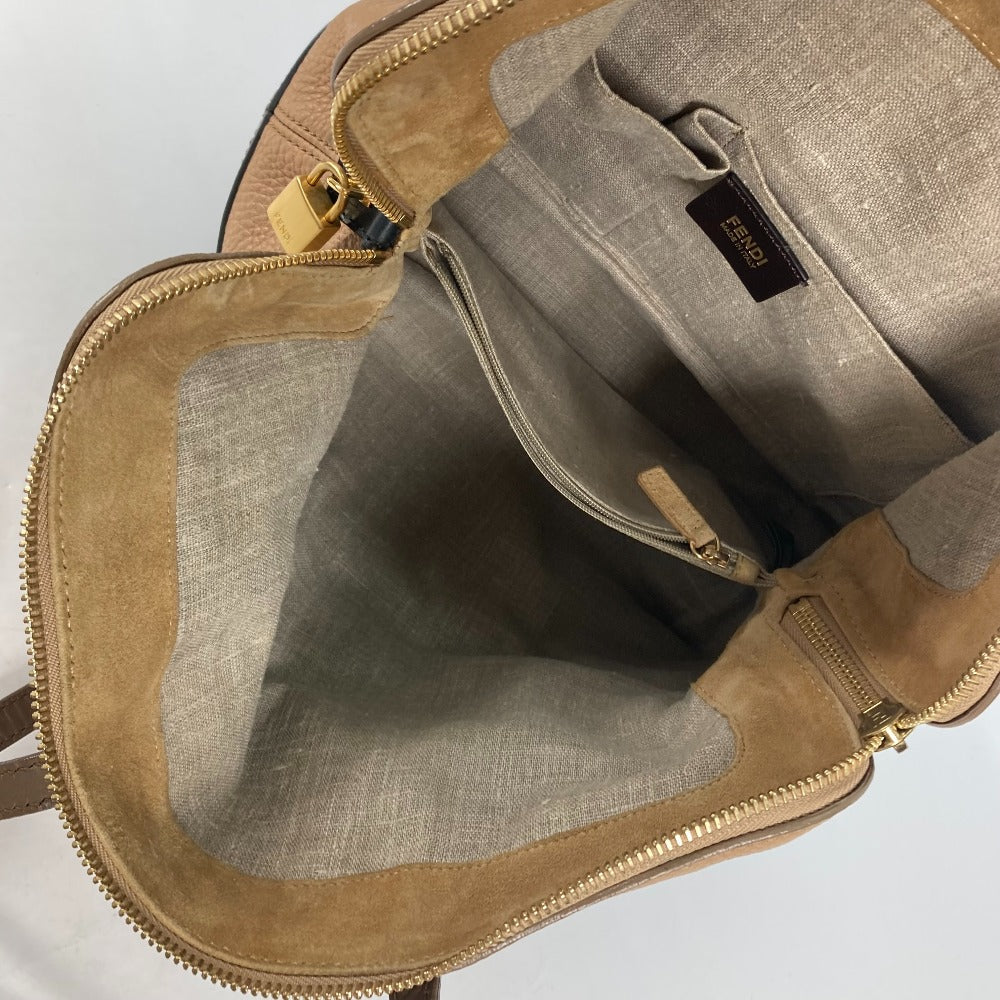 FENDI Shoulder Bag 8MN232 leather beige By color Celeria