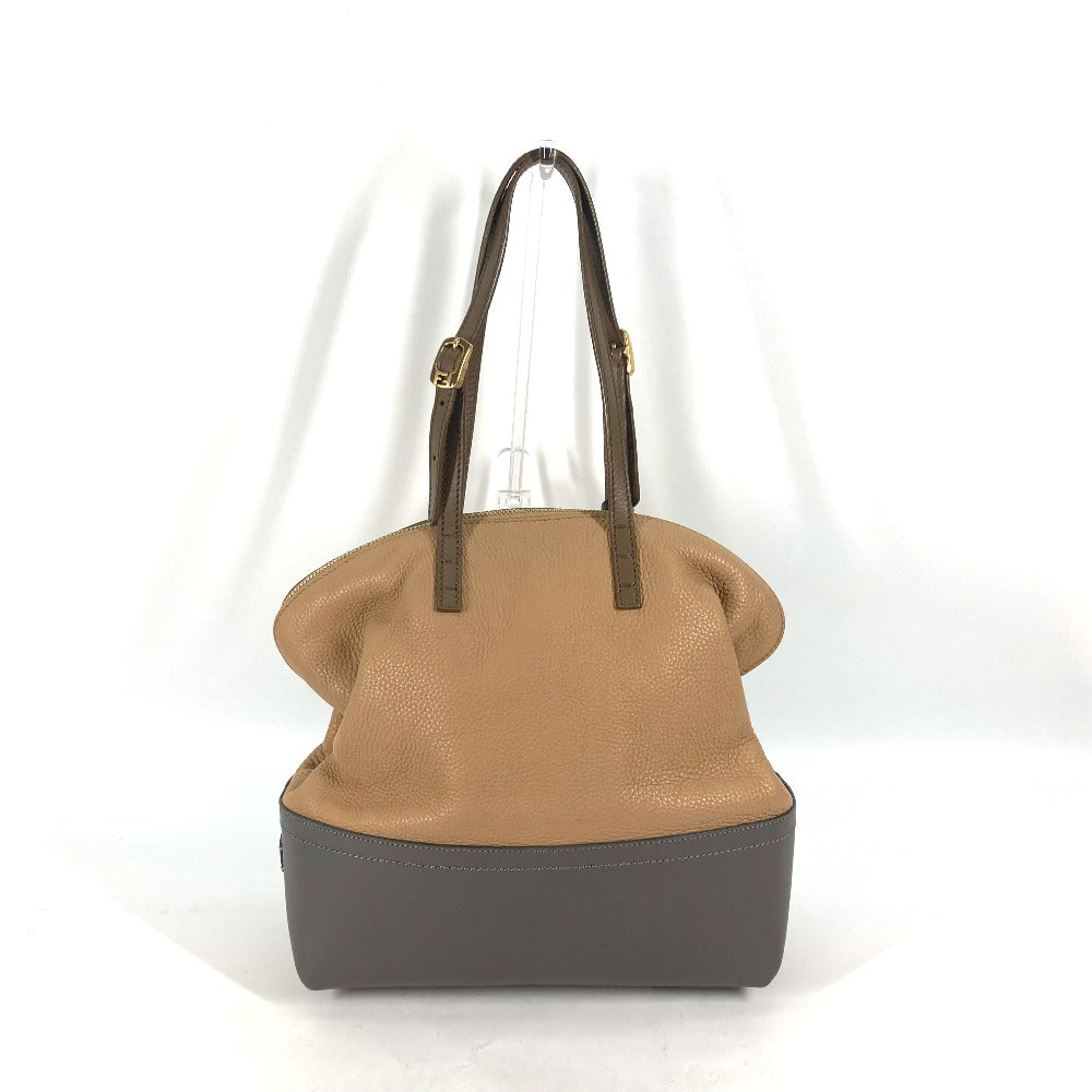 FENDI Shoulder Bag 8MN232 leather beige By color Celeria