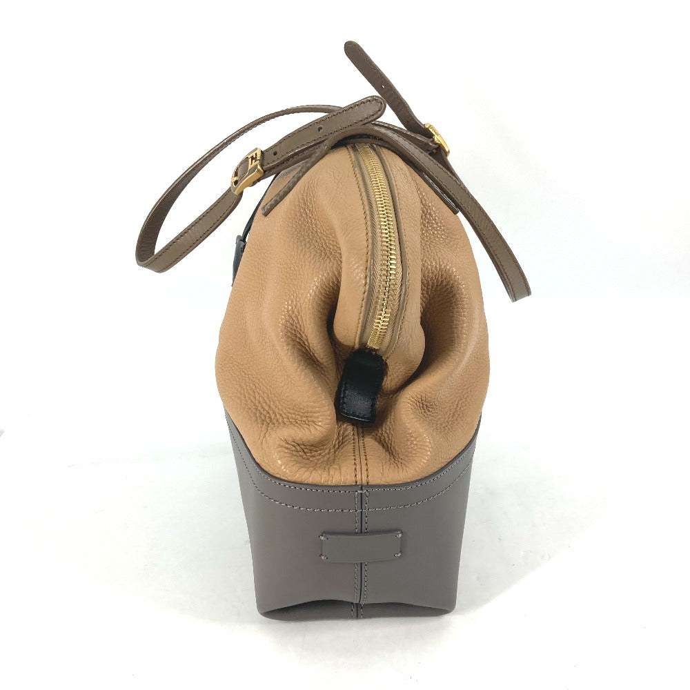 FENDI Shoulder Bag 8MN232 leather beige By color Celeria