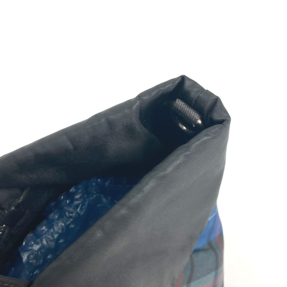 PRADA Shoulder Bag Nylon black check Bag