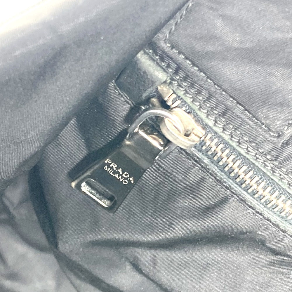 PRADA Shoulder Bag Nylon black check Bag