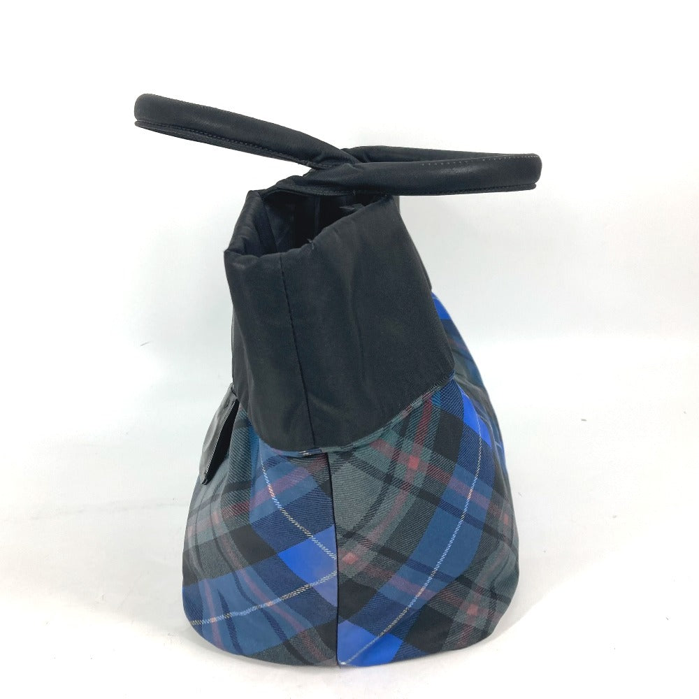 PRADA Shoulder Bag Nylon black check Bag