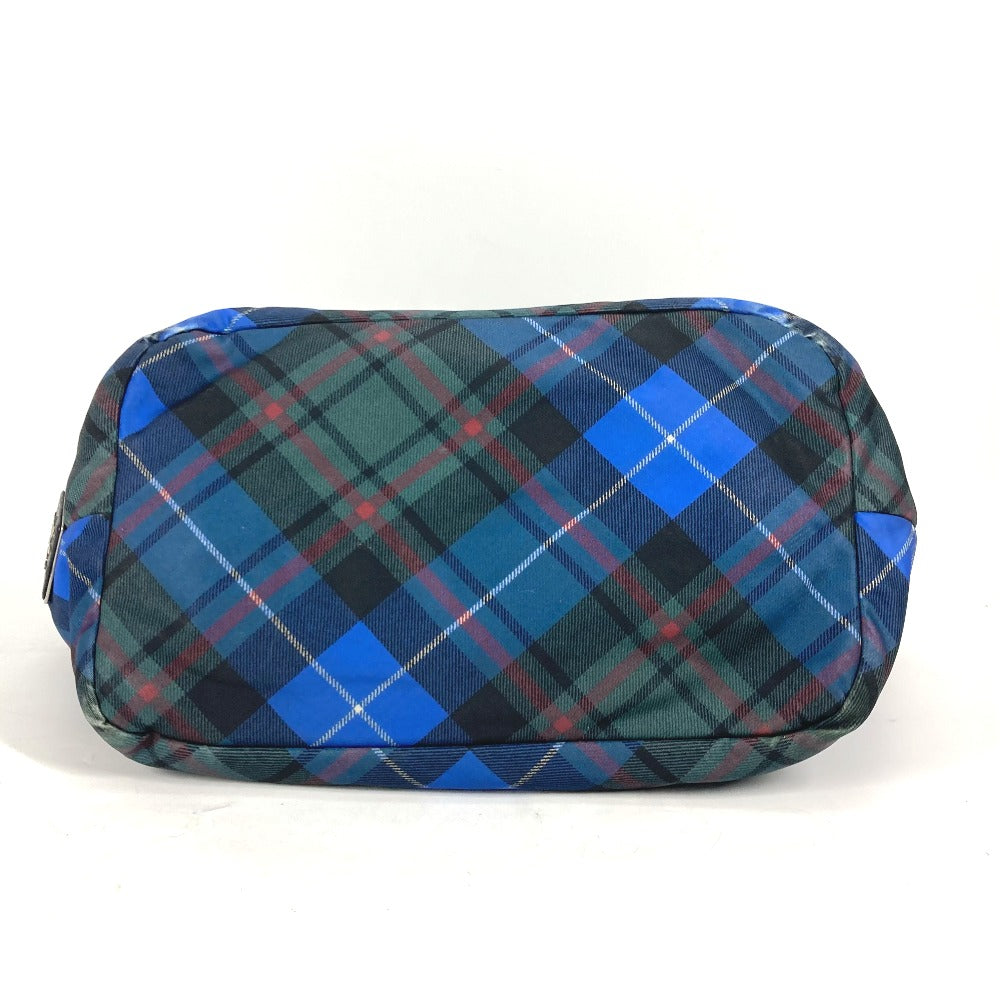 PRADA Shoulder Bag Nylon black check Bag
