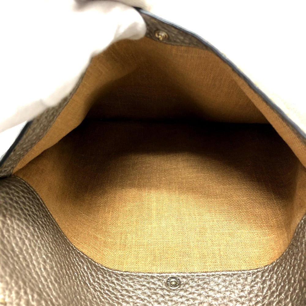 FENDI Shoulder Bag leather Metallic color Celeria