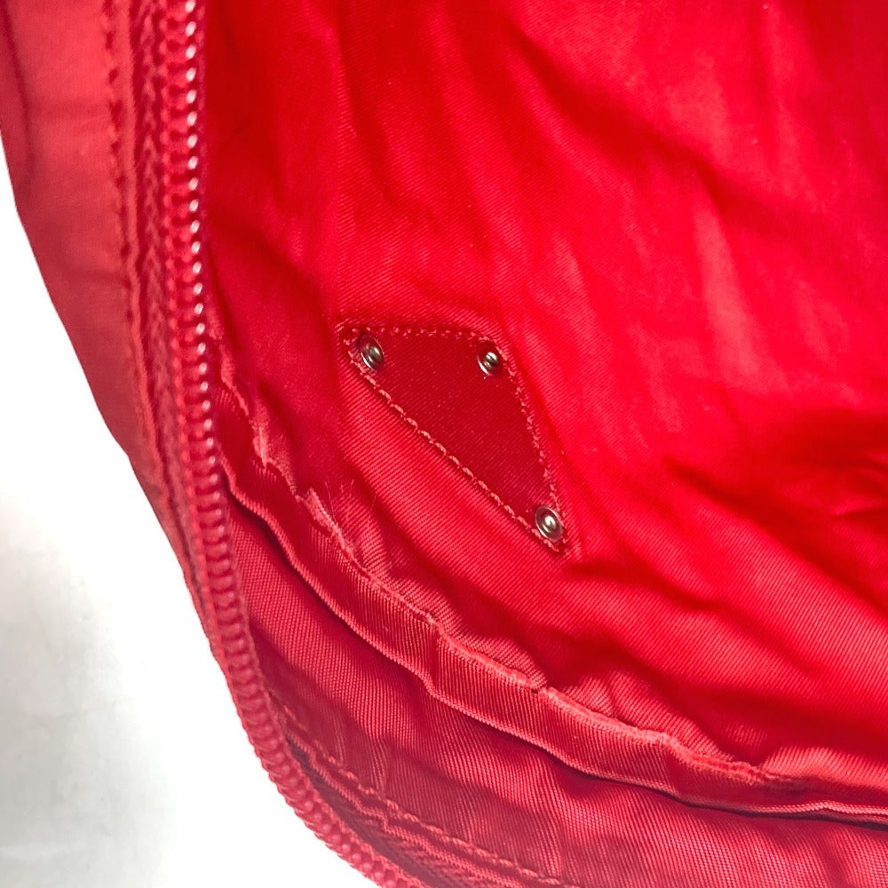 PRADA Shoulder Bag Nylon Red Crossbody bag Triangle logo plate