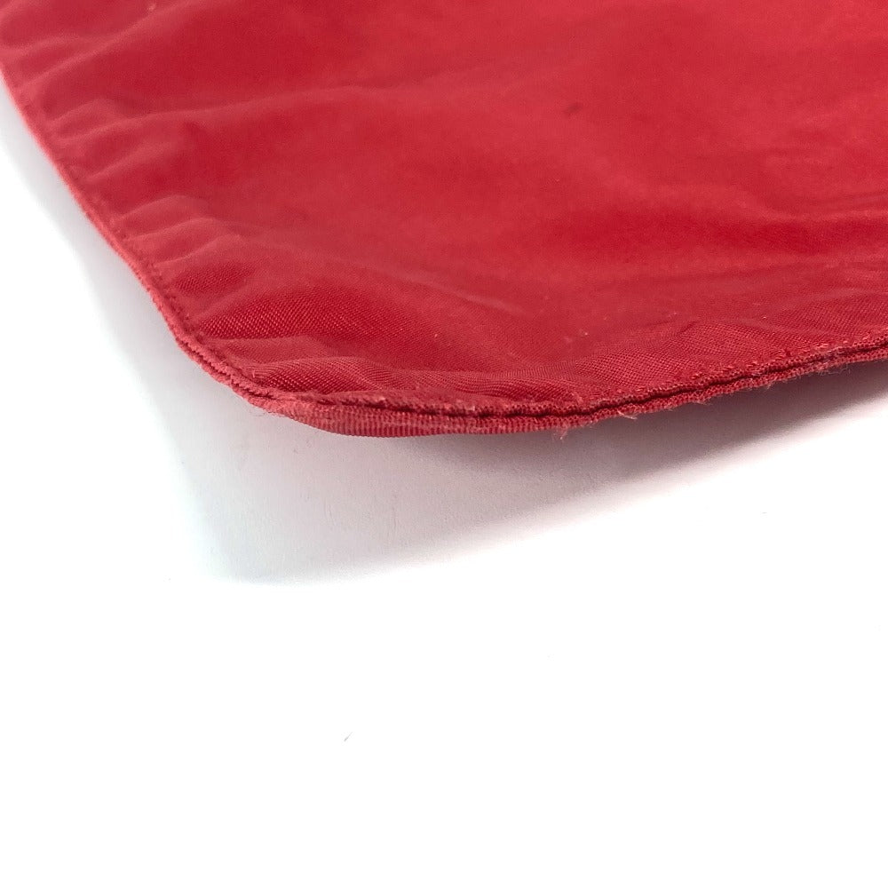 PRADA Shoulder Bag Nylon Red Crossbody bag Triangle logo plate