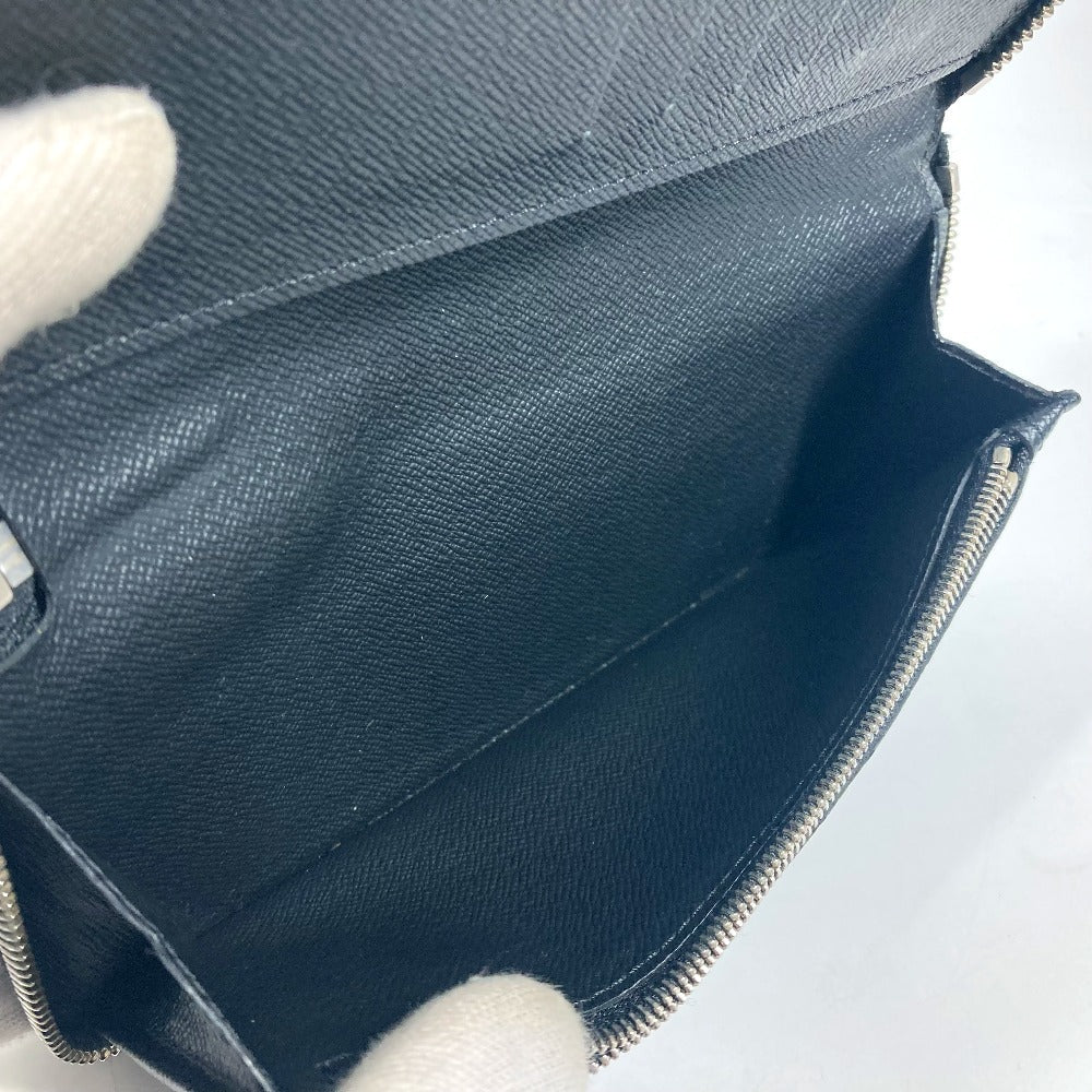 LOUIS VUITTON Long Wallet Purse N61653 Damier Grafitto Canvas black Damier Grafitte Portefeuille Vasco