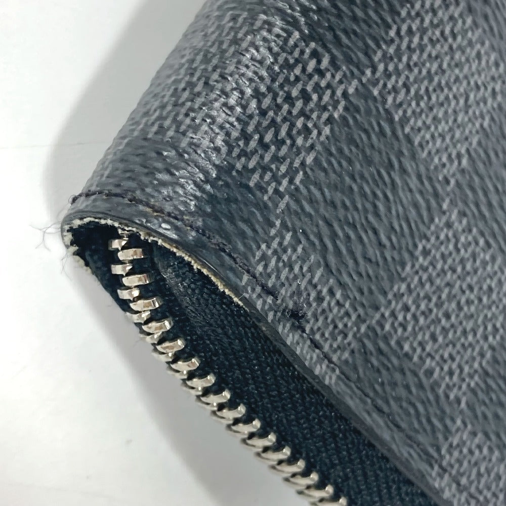 LOUIS VUITTON Long Wallet Purse N61653 Damier Grafitto Canvas black Damier Grafitte Portefeuille Vasco
