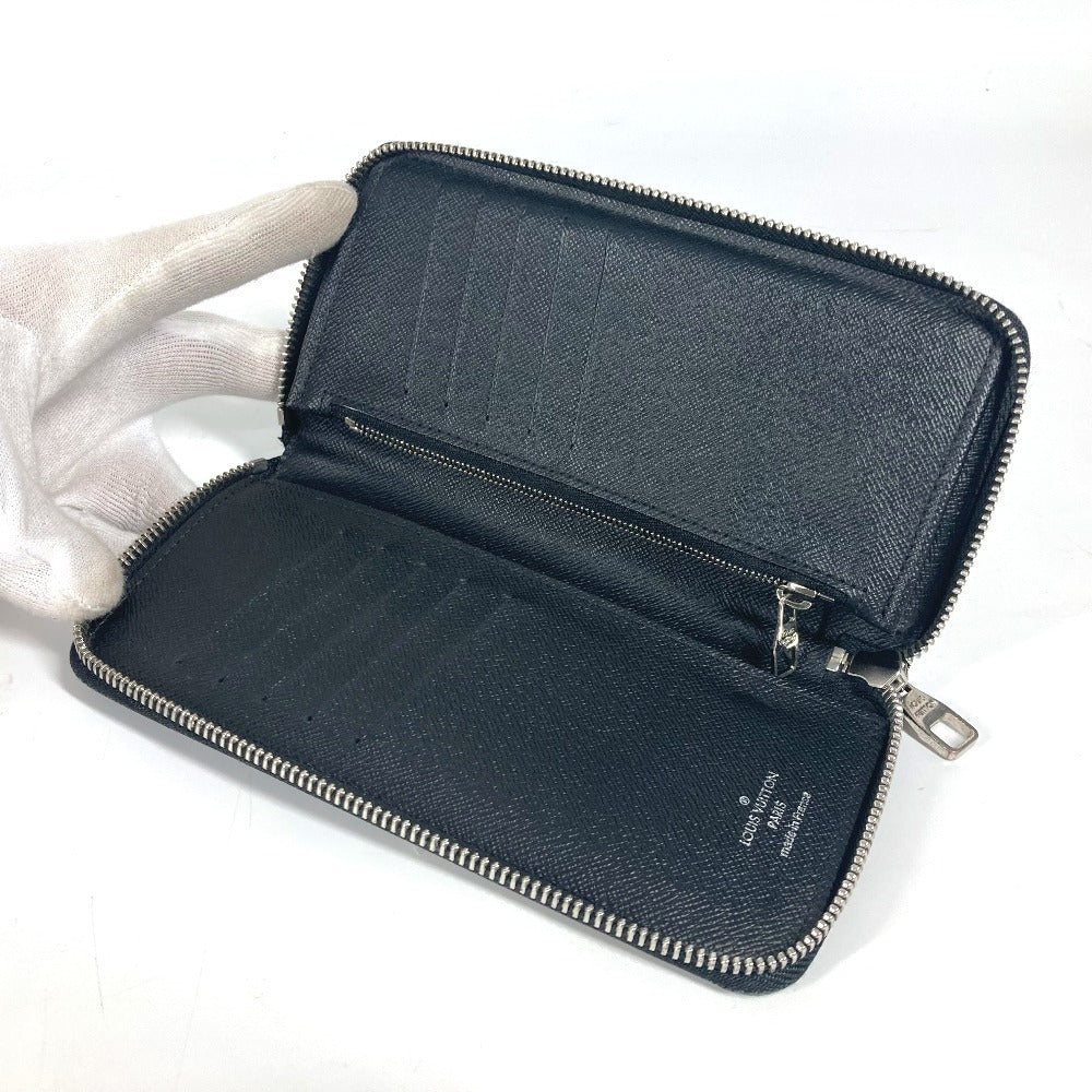 LOUIS VUITTON Long Wallet Purse N61653 Damier Grafitto Canvas black Damier Grafitte Portefeuille Vasco