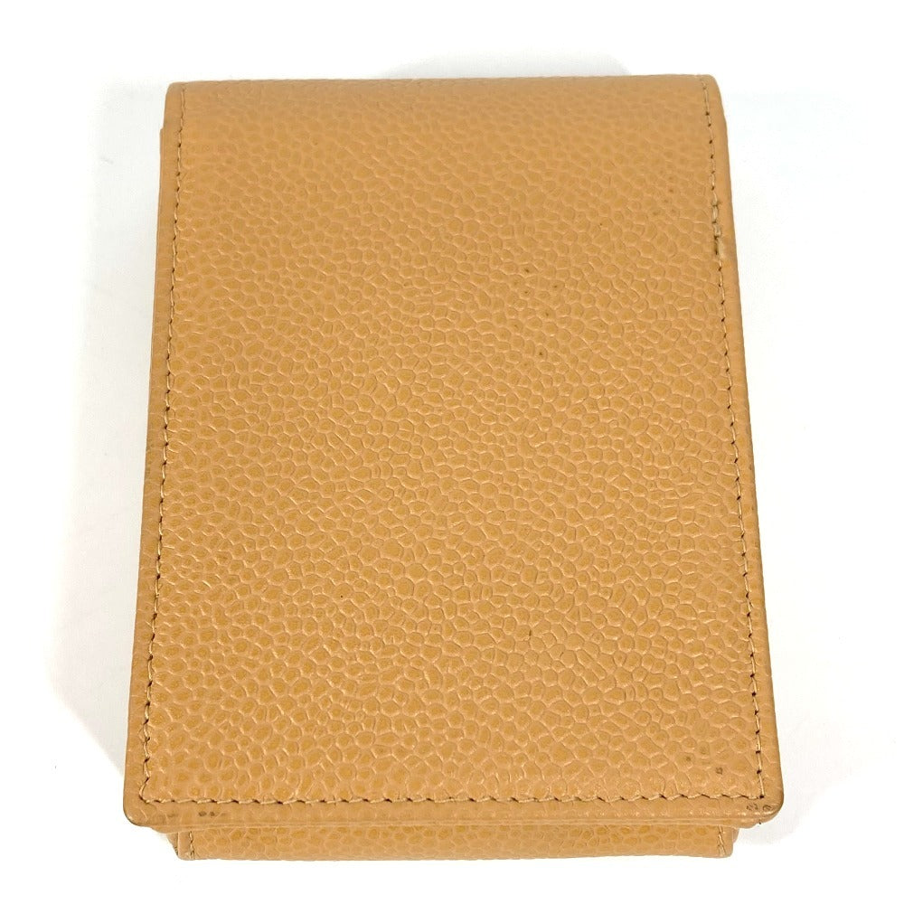 CHANEL Cigarette case A13511 Caviar skin beige CC COCO Mark logo