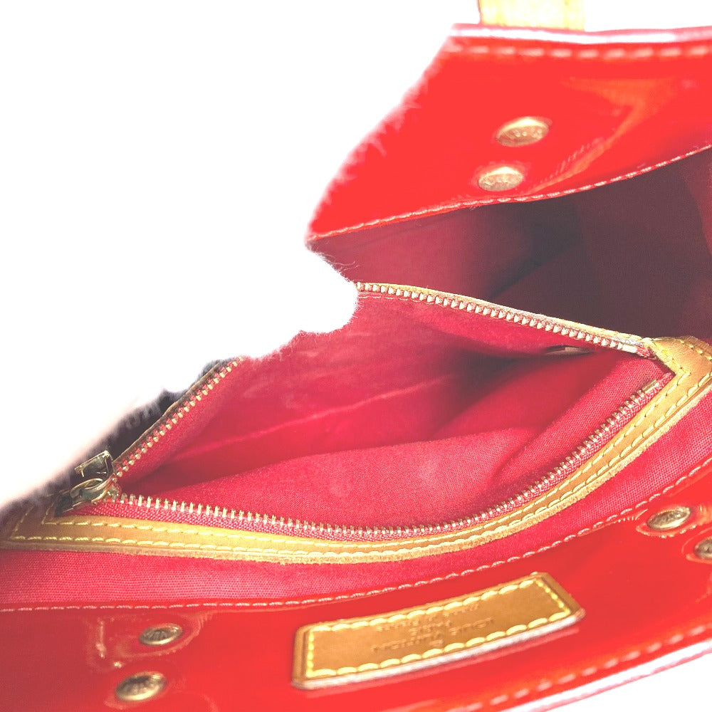 LOUIS VUITTON Shoulder Bag M91086 Monogram Vernis Red Monogram Vernis Reed MM
