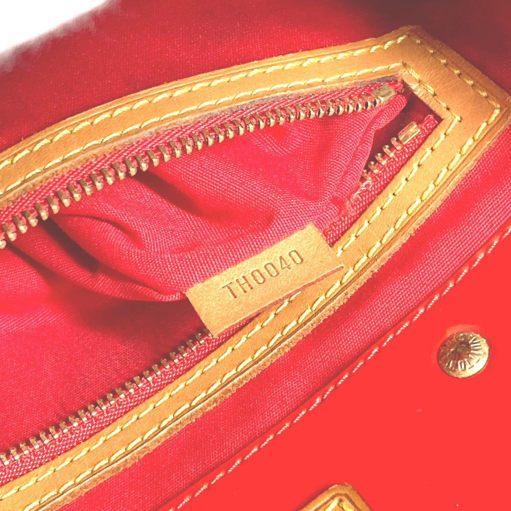 LOUIS VUITTON Shoulder Bag M91086 Monogram Vernis Red Monogram Vernis Reed MM