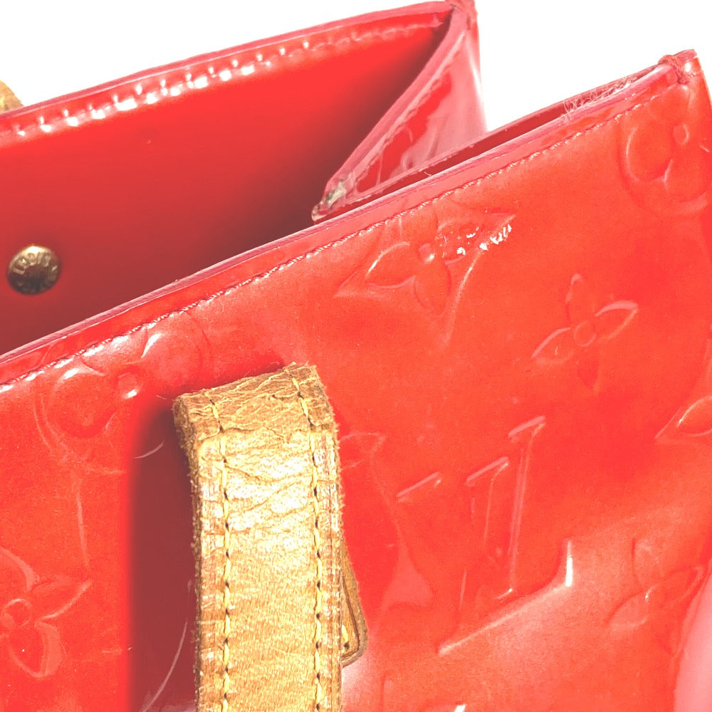 LOUIS VUITTON Shoulder Bag M91086 Monogram Vernis Red Monogram Vernis Reed MM