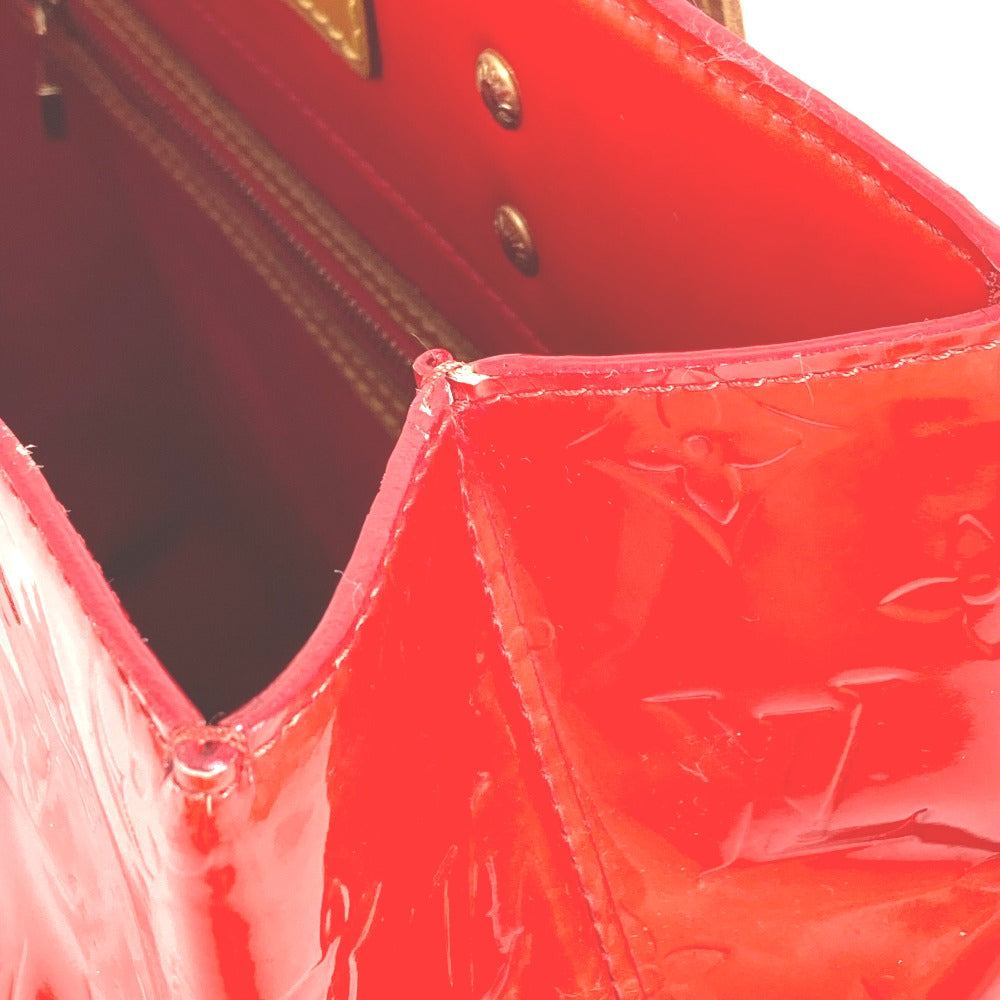 LOUIS VUITTON Shoulder Bag M91086 Monogram Vernis Red Monogram Vernis Reed MM