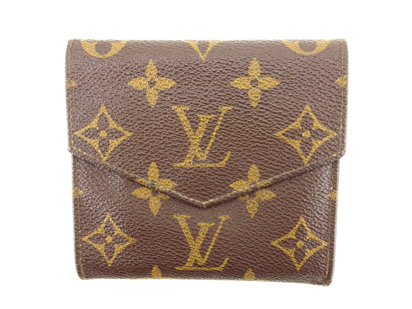 LOUIS VUITTON Bifold Wallet M61660 Brown beige Portonebi (old type)