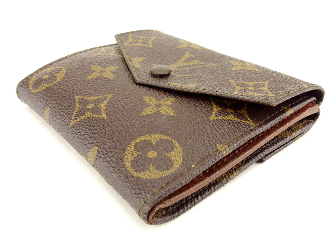 LOUIS VUITTON Bifold Wallet M61660 Brown beige Portonebi (old type)