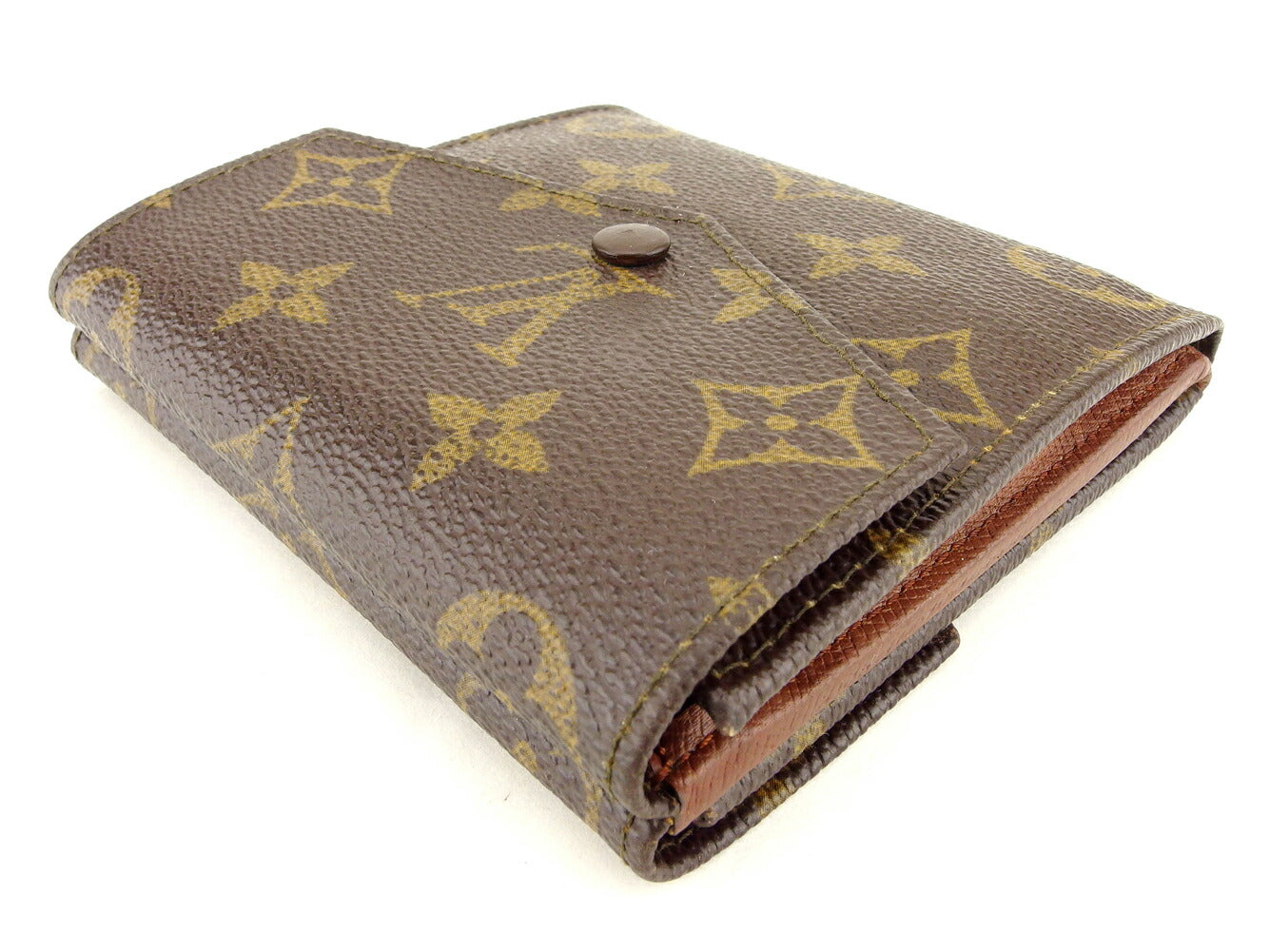 LOUIS VUITTON Bifold Wallet M61660 Brown beige Portonebi (old type)