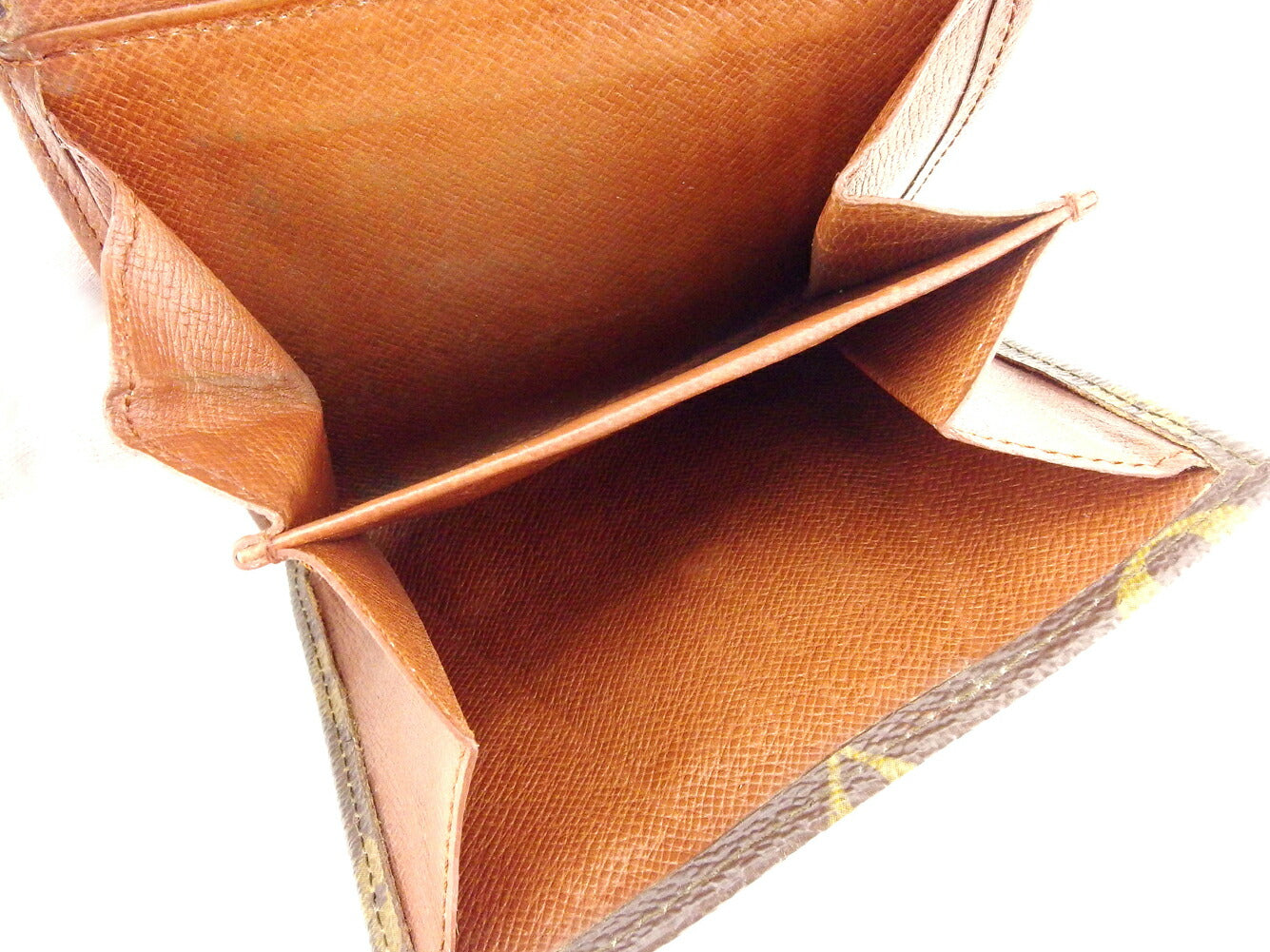 LOUIS VUITTON Bifold Wallet M61660 Brown beige Portonebi (old type)