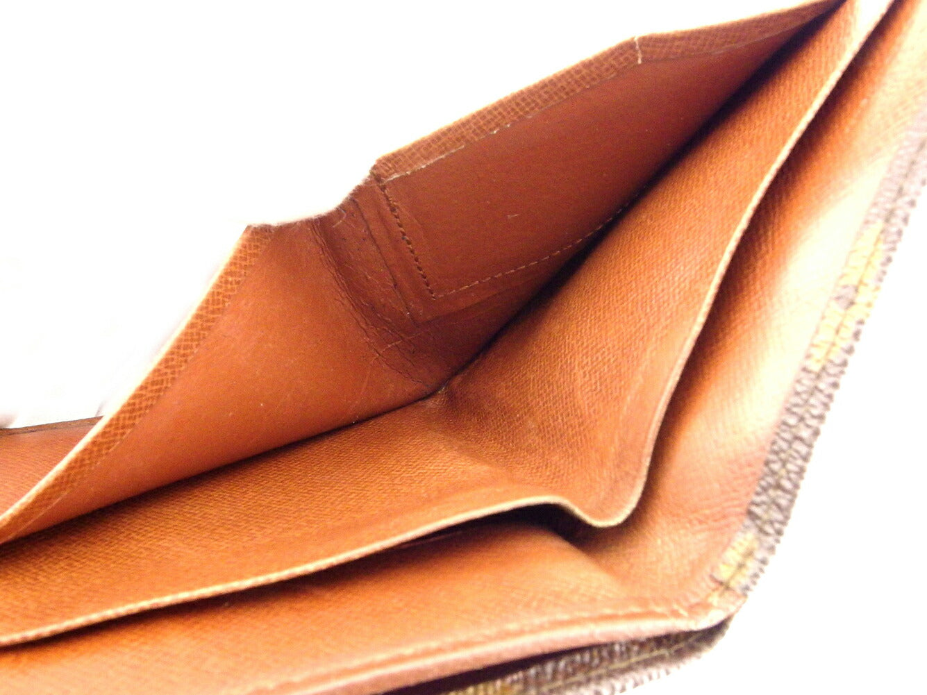 LOUIS VUITTON Bifold Wallet M61660 Brown beige Portonebi (old type)
