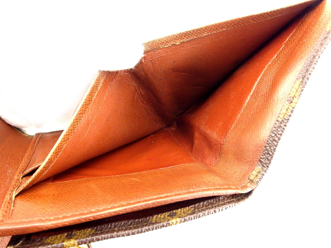 LOUIS VUITTON Bifold Wallet M61660 Brown beige Portonebi (old type)