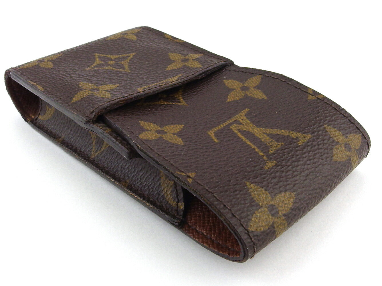LOUIS VUITTON Cigarette case M63024 Brown beige Etui cigarette