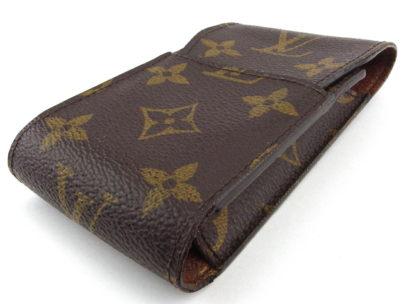 LOUIS VUITTON Cigarette case M63024 Brown beige Etui cigarette