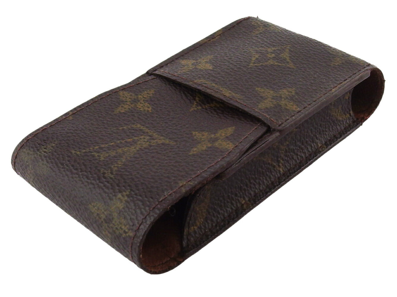LOUIS VUITTON Cigarette case M63024 Brown beige Etui cigarette