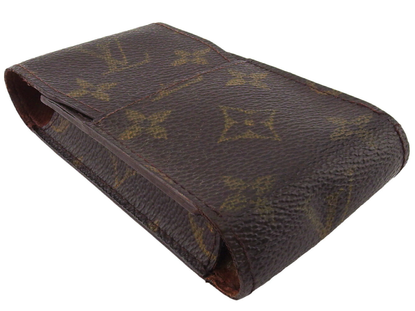 LOUIS VUITTON Cigarette case M63024 Brown beige Etui cigarette