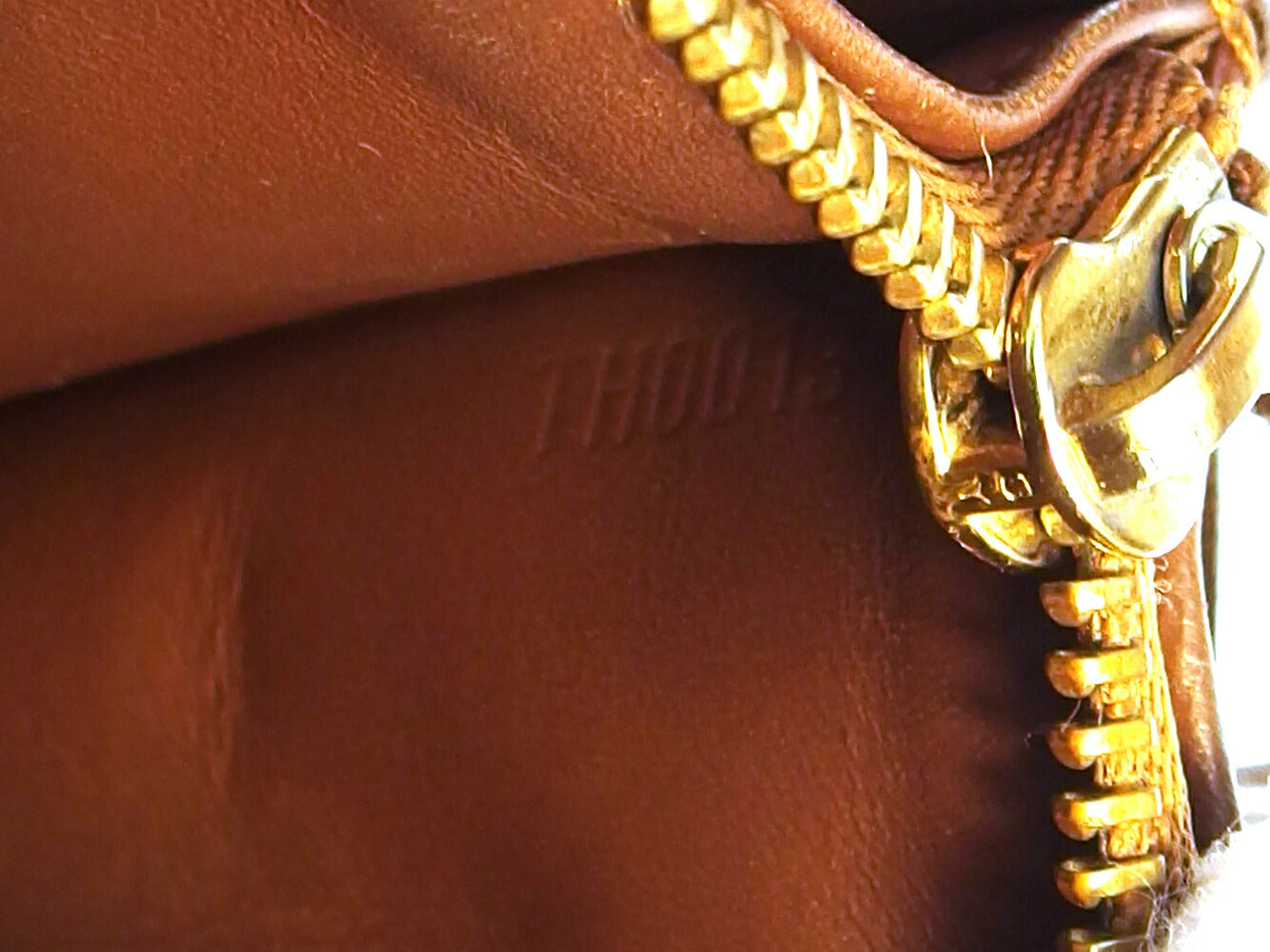 LOUIS VUITTON Long Wallet Purse M91174 Brown gold Pochette Porto Monécredi