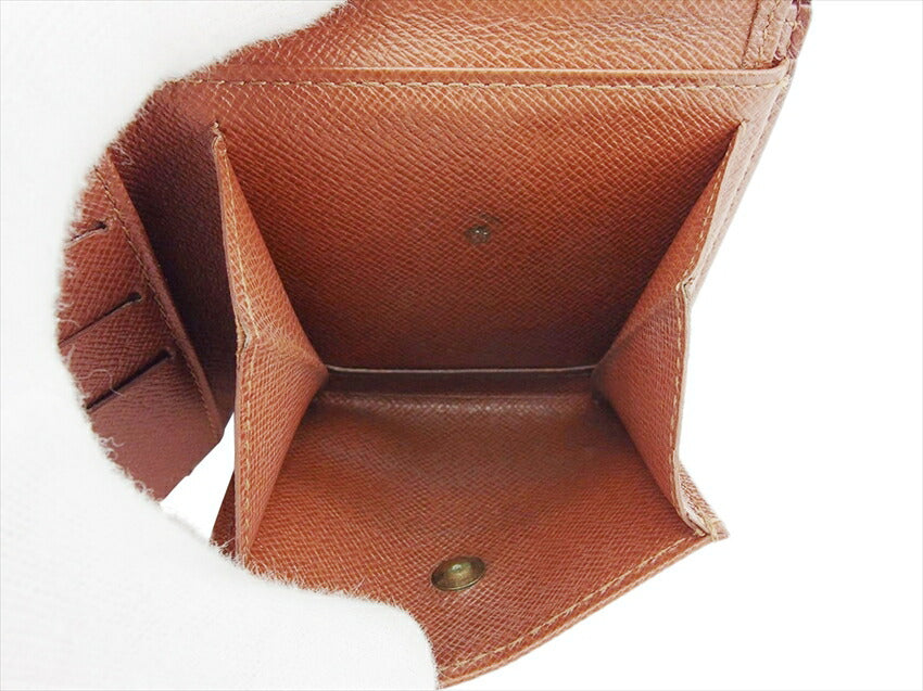 LOUIS VUITTON Bifold Wallet M61665 Brown Porte Billets Cartes CrditMonet