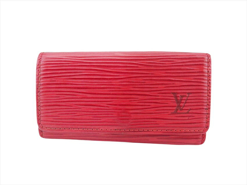 LOUIS VUITTON Key case Key holder M63827 Castilian red Multicles4