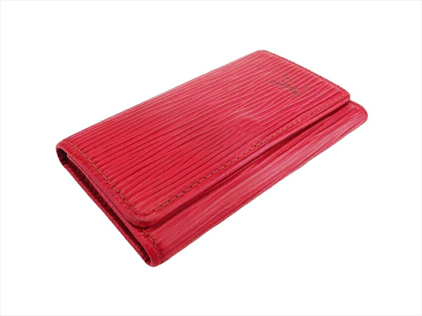 LOUIS VUITTON Key case Key holder M63827 Castilian red Multicles4