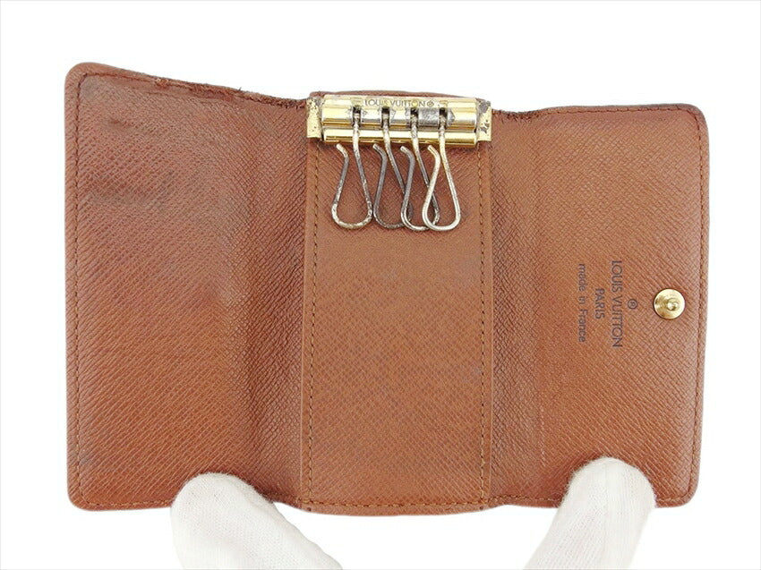 LOUIS VUITTON Key case Key holder M62631 Brown Multicles4