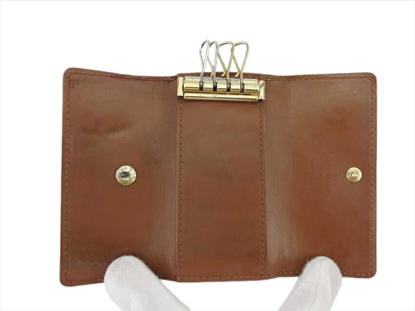 LOUIS VUITTON Key case Key holder M91358 Bronze (brown) Multicles4