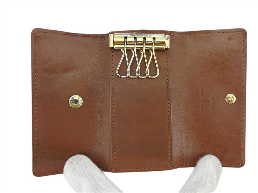 LOUIS VUITTON Key case Key holder M91358 Bronze (brown) Multicles4