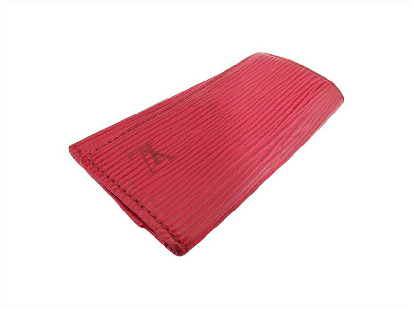 LOUIS VUITTON Key case Key holder M63827 Red x Gold