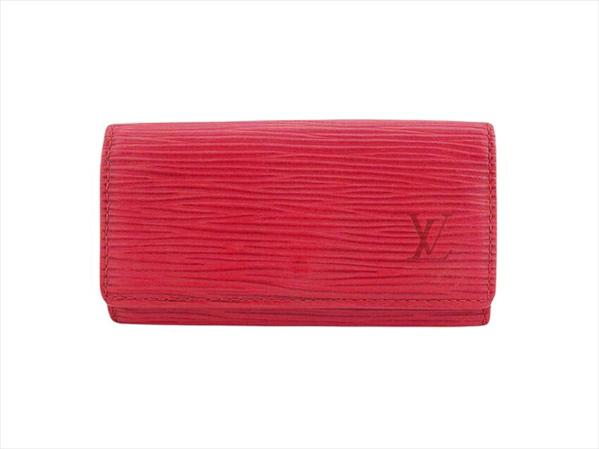 LOUIS VUITTON Key case Key holder M63827 Castilian red Multicles4