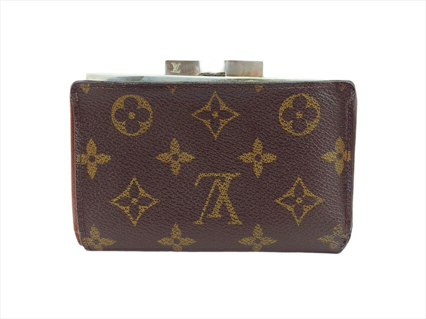 LOUIS VUITTON Bifold Wallet M61663 Brown Portonevie Vienova