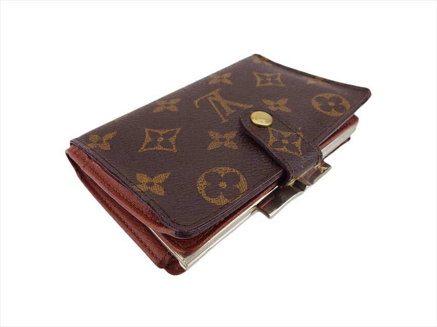 LOUIS VUITTON Bifold Wallet M61663 Brown Portonevie Vienova