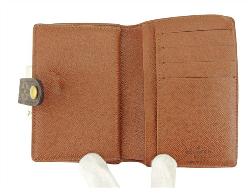 LOUIS VUITTON Bifold Wallet M61663 Brown Portonevie Vienova