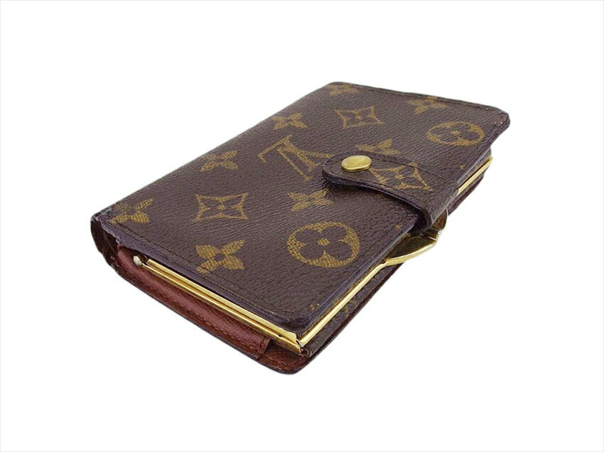 LOUIS VUITTON Bifold Wallet M61663 Brown Portonevie Vienova
