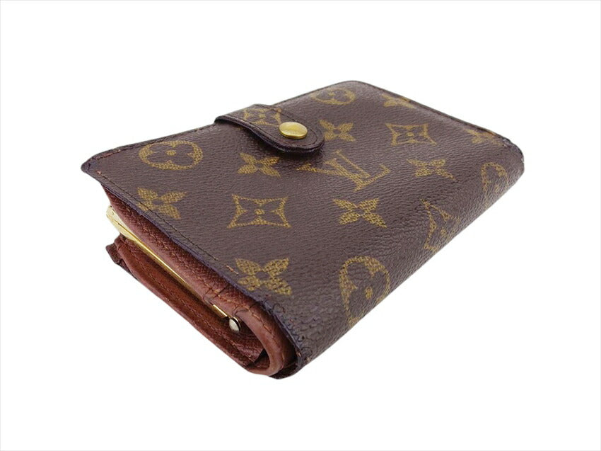 LOUIS VUITTON Bifold Wallet M61663 Brown Portonevie Vienova