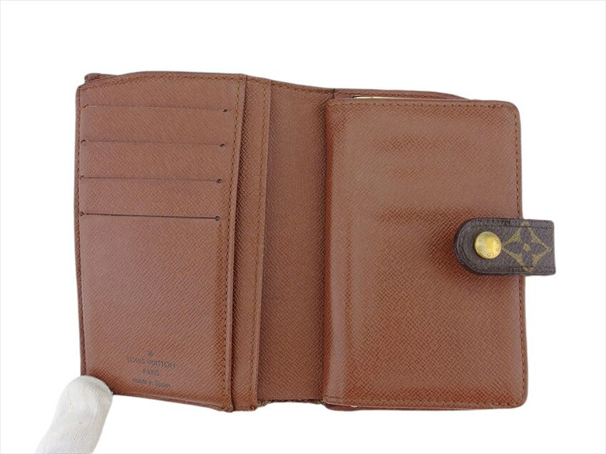 LOUIS VUITTON Bifold Wallet M61663 Brown Portonevie Vienova