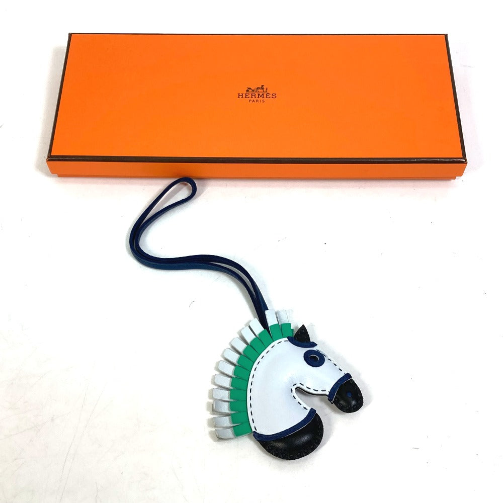 HERMES Bag charm Anyo Miro Light blue Gigi Camaille charm